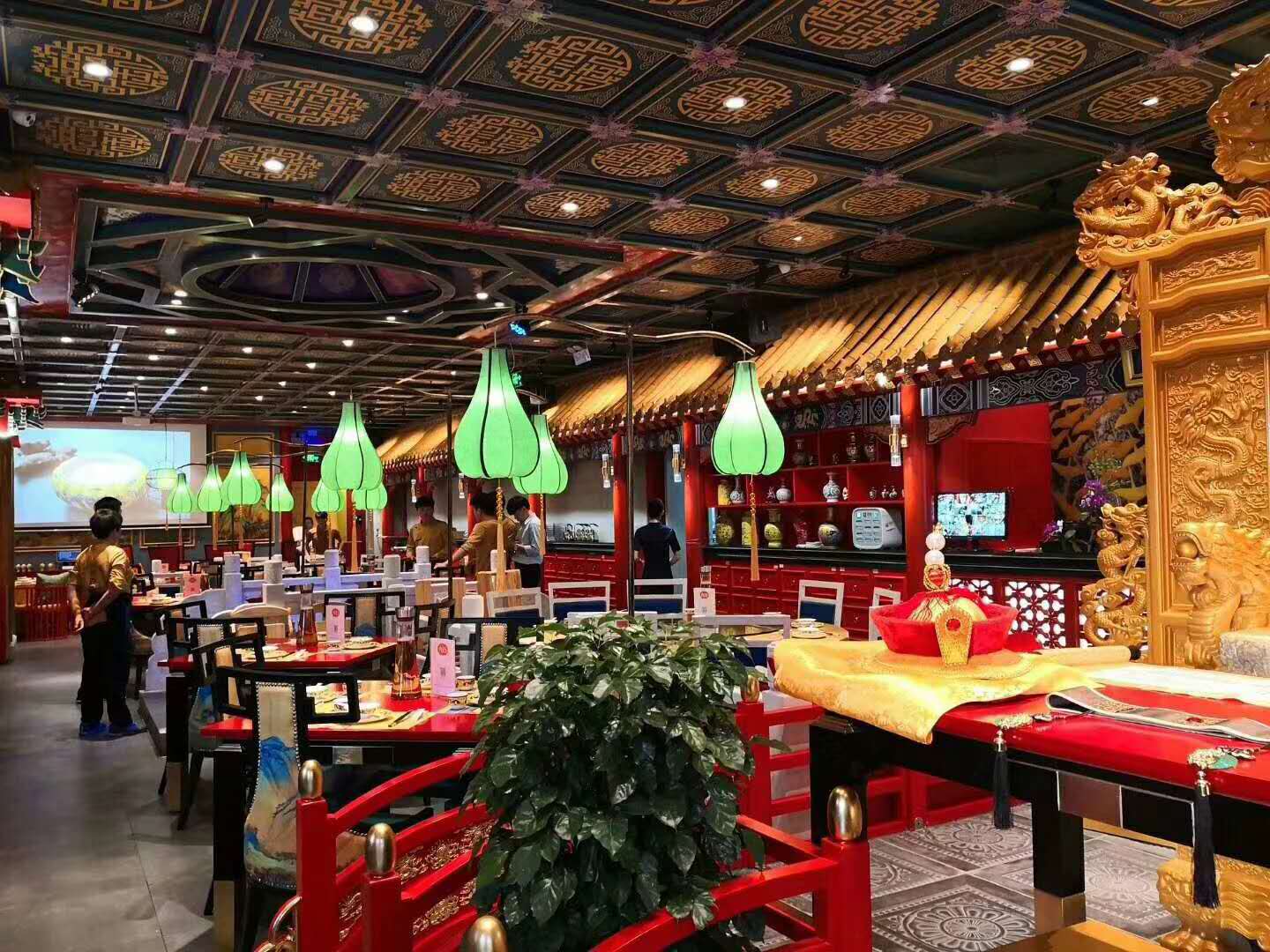 深圳罗湖京御苑餐饮连锁（地道私房菜 宫廷烤鸭）餐厅灯光设计案例--光柏士餐饮照明灯光调试服务